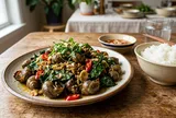 Không ngờ món ốc xào lá lốt tưởng chỉ hợp bàn nhậu lại đưa cơm đến thế, thêm 2 món là đủ mâm ngon