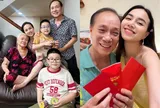 Đinh Ngọc Diệp khoe gia đình "tứ đại đồng đường" đẹp như tranh, bố ruột là nhà văn nổi tiếng