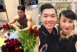 Trương Nam Thành tự tay cắm hoa tặng vợ doanh nhân dịp 20/10, yêu chiều bà xã hết mực