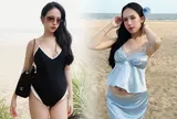 Tiểu thư Sài thành diện áo tắm khoe bụng bầu vượt mặt, ở biệt thự bề thế, chồng thiếu gia chiều như "công chúa"