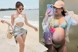 Nam diễn viên Việt nhắn tin đặt phòng "hốt luôn" cô quản lý khách sạn xinh như hotgirl, đàng gái mang bầu mặc bikini bé xíu