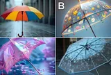 Chọn 1 chiếc ô bạn sẽ lấy khi trời mưa: Tiết lộ điều gì đang chờ bạn phía trước