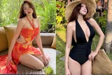 Búp bê Điện Biên cười xinh như hoa, chăm mặc bikini khoe dáng cực phẩm, sống giàu sang như "phú bà"