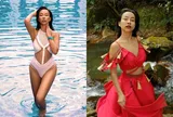Mẹ đơn thân Vbiz diện áo tắm khoe dáng "thắt đáy lưng ong" quyến rũ, U40 đẹp vượt tuổi tác
