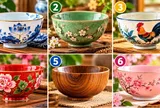 Chọn 1 mẫu bát ăn để xem về sau bạn có giàu không