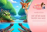Truyện cổ tích: Chú hươu và cá sấu