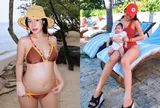 Nữ sinh Hà Nội xinh như hoa, giờ mặc bikini bé xíu khoe dáng nuột nà sau 4 tháng sinh con, chồng là nam thần