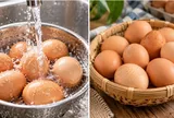 Tại sao không nên rửa trứng trước khi cất?