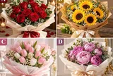 Hãy chọn một bó hoa mà bạn thích nhất, xem vận may tháng 11?