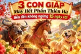 3 con giáp May Hết Phần Thiên Hạ, tiền đến không ngừng 15 ngày tới