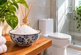Tại sao nên để bát muối trong nhà vệ sinh?
