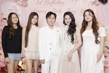 3 con gái của Phương Lê dự tiệc thôi nôi của em gái Thụy Yên, NSƯT Vũ Luân cám ơn mọi người