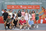 Dàn KOL “đổ bộ” trên sân thi đấu pickleball Vietnam Travel Pickleboo Open 2024