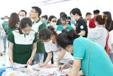 Sinh viên HCE tích cực tham gia các hoạt động tại ngày hội việc làm 2023