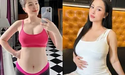 Cặp chị em dâu HOT nhất nhì showbiz Việt: Bảo Thy nuột nà sau sinh con cho đại gia Hà Tĩnh, chị dâu Á khôi U40 bầu lần 3