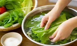 Vì sao ngâm rau nước muối không sạch như nhiều người nghĩ? Những mẹo làm sạch rau sống đúng cách