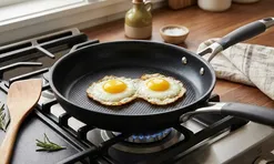 Chảo chống dính dùng bao lâu thì nên bỏ? Sai lầm tai hại khiến lớp chống dính bong tróc, sinh chất độc hại