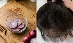Cách dùng hành tây ủ tóc, làm tóc con mọc tua tủa, không có mùi khó chịu
