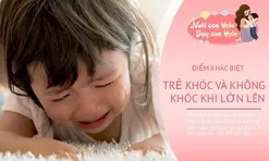 4 khác biệt giữa một đứa trẻ "hở tí là khóc nhè" và đứa trẻ cố gắng nín khóc khi lớn lên