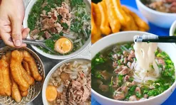 Tại sao người Hà Nội không ăn phở cùng rau sống nhưng phải có quẩy?