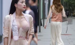 Hội chị em vô tư mặc bó sát, "có như không" xuống phố khiến người đi đường "nhức mắt", đổi ngay kiểu này để sang hơn