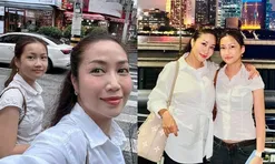 Con gái có tài năng hiếm của Ốc Thanh Vân nay trổ mã cao ráo xinh đẹp, giỏi giang làm trợ lý phụ mẹ làm việc