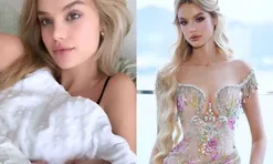 "Búp bê sống" Miss World final walk với một thai nhi hình thành trong bụng, sau sinh khoe dáng nuột khi trở lại Việt Nam