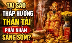 Tại sao thắp hương thần Tài phải nhằm sáng sớm?