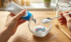 Vì sao nên trộn kem đánh răng với muối trắng?