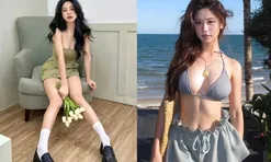 Búp bê Thanh Hoá được báo Trung khen là nữ thần nhan sắc, sau sinh mặc bikini khoe vòng một 90cm đẹp hút hồn