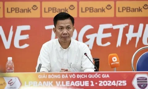 HLV Hoàng Anh Tuấn thừa nhận Nam Định vượt trội Bình Dương