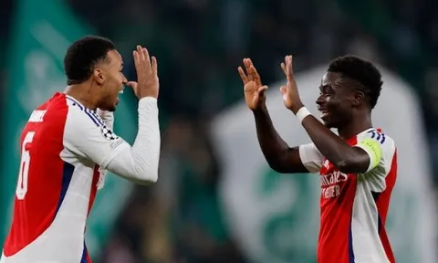 5 điểm nhấn Sporting 1-5 Arsenal: Chìa khóa chiến thắng; Saka rực sáng; Sporting tuyệt vọng