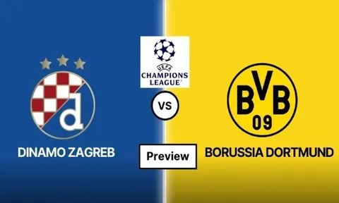Nhận định Champions League - Dinamo Zagreb vs Borussia Dortmund (03h00 ngày 28/11): Nối dài thảm họa sân khách
