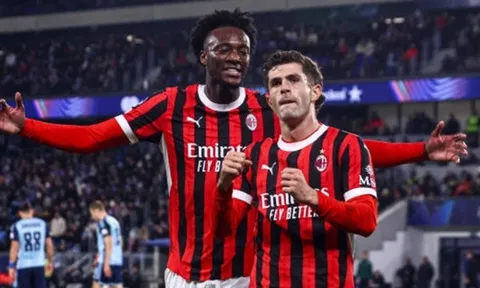Slovan Bratislava 2-3 AC Milan: Ngày của Pulisic và Abraham
