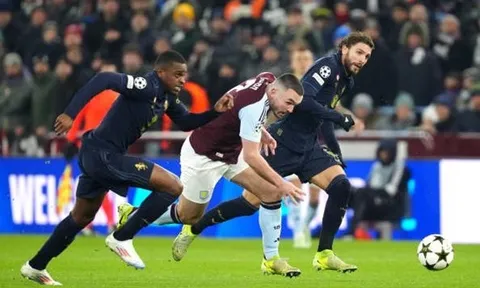 Aston Villa 0-0 Juventus: Thế trận nhạt nhòa; Tranh cãi phút bù giờ
