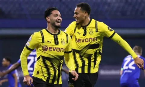 'Cơn lốc' cánh trái Gittens-Bensebaini thổi bay Dinamo Zagreb