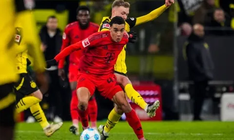 Kane chấn thương, Musiala giải cứu Bayern trước Dortmund