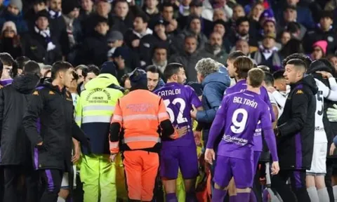 Trận Fiorentina vs Inter Milan bị hoãn vì Edoardo Bove đột quỵ