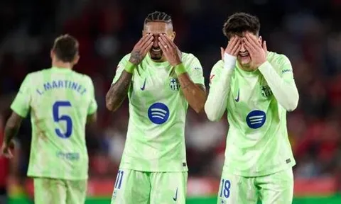 Barca trút giận lên Mallorca