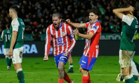 Atletico Madrid có chiến thắng nghẹt thở trước Cacereno