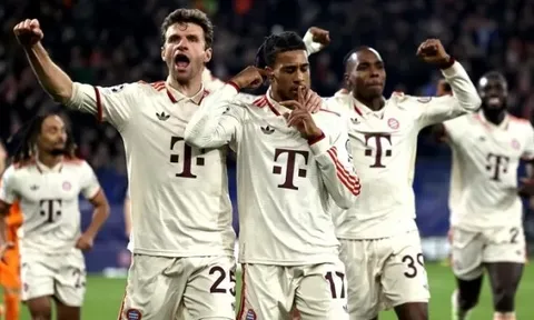 Bayern vùi dập Shakhtar Donetsk ngay trên đất khách
