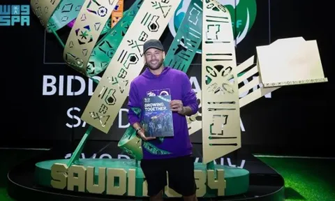 Neymar cùng quan điểm với Ronaldo về World Cup 2034 tại Saudi Arabia