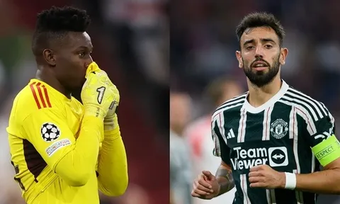 Bruno Fernandes lên tiếng bảo vệ Andre Onana