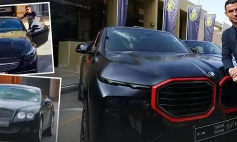 Sửng sốt với dàn siêu xe 19 triệu bảng của Cristiano Ronaldo