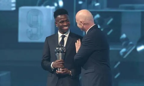 CHÍNH THỨC: Vinicius giành FIFA The Best 2024