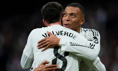 Thắng tưng bừng, Real đẩy Barca xuống vị trí thứ 3 tại La Liga