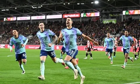 Bản lĩnh Arsenal: Lội ngược dòng trước Brentford, giữ vững tham vọng ngôi vương