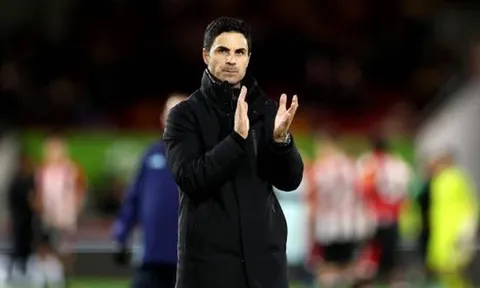 Ngược dòng trước Brentford, Mikel Arteta hài lòng 1 điều về Arsenal