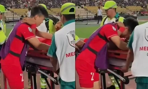 Duy Mạnh gây xót xa vì chấn thương của Xuân Son