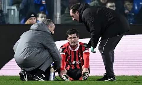 Christian Pulisic dính chấn thương, AC Milan lo ngại trước đại chiến Juventus